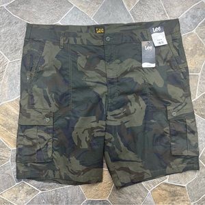 Lee Active Stretch Camouflage Cargo Shorts